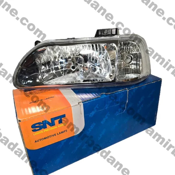 چراغ جلو پراید بدون موتور برند SNT